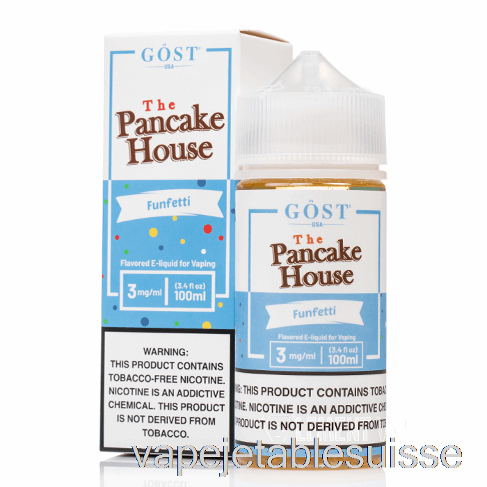 Vape Suisse Funfetti - La Crêperie - Gost Vapor - 100ml 3mg